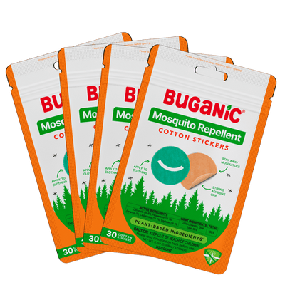 Buganic® Mosquito Repellent Cotton Stickers – DEET-Free Outdoor Protection