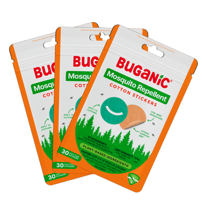 Buganic® Mosquito Repellent Cotton Stickers – DEET-Free Outdoor Protection