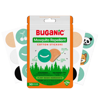 Buganic® Mosquito Repellent Cotton Stickers – DEET-Free Outdoor Protection