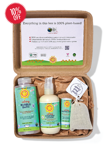 California Baby Calming Baby Bedtime Gift Set