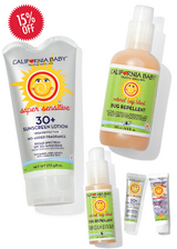 California Baby Sun & Bug Protection Set – Mineral Sunscreen + Natural Bug Repellent for Sensitive Skin
