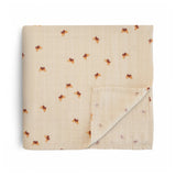 Mushie Organic Cotton Muslin Swaddle Blanket