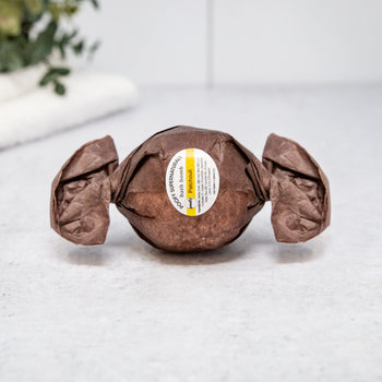Poofy Organics Patchouli Bath Bomb – Grounding Botanical Soak