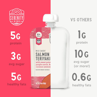 Salmon Teriyaki Baby Food