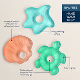 Cutie Coolers™ Water Filled Teethers (3-pack): Cactus