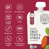 Organic Sweet Potato & Spinach Baby Food Pouch