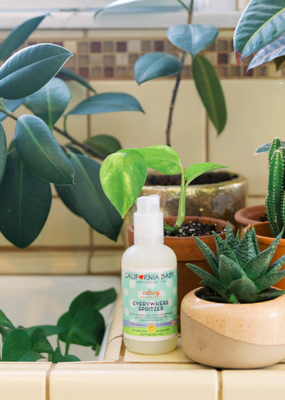 California Baby Lavender & Clary Sage Calming Room & Linen Spritzer – Natural Essential Oil Spray