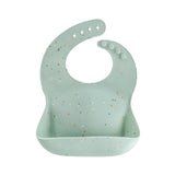 Mushie Silicone Baby Bib – Adjustable Catch-All Bib