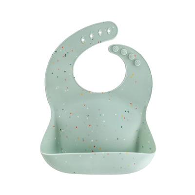 Mushie Silicone Baby Bib – Adjustable Catch-All Bib