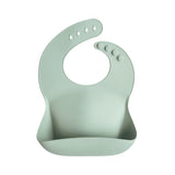 Mushie Silicone Baby Bib – Adjustable Catch-All Bib