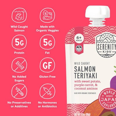 Salmon Teriyaki Baby Food