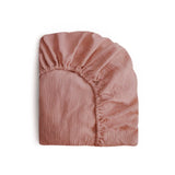 Mushie Mini Muslin Crib Sheet