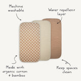 Organic Muslin Changing Pad Liners