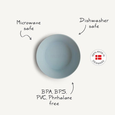 Mushie Round Dinnerware Bowl – BPA-Free Baby Bowl