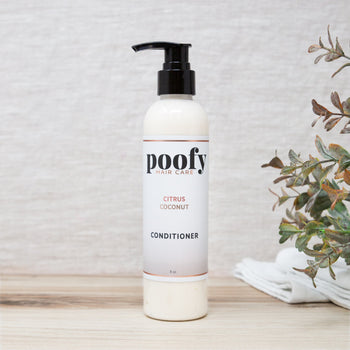 Poofy Organics Citrus Coconut Conditioner – For Sensitive Scalp, 8 oz