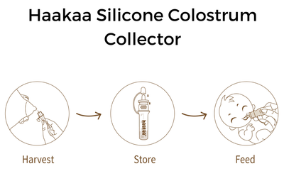 Haakaa Silicone Colostrum Collector – Medical Grade, Reusable & Leakproof