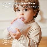 Olababy 5oz Silicone Training Cup with Straw Lid – 2-in-1 Infant Straw Cup & Open Cup, 6 Months+