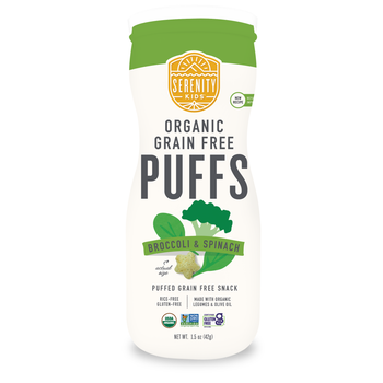 Broccoli & Spinach Organic Grain Free Puffs 6+Month