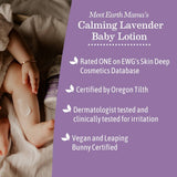Earth Mama Calming Lavender Baby Lotion – Gentle Moisture for Sweet Dreams
