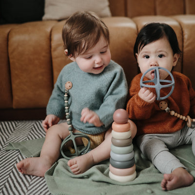 Mushie Ball Teether – Silicone Baby Teether