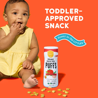 Tomato & Herbs Organic Grain Free Puffs 6+Month