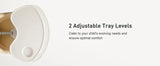 BABYLUXE HIGH CHAIR SEGLONIA 3-IN-1 FOLDING HIGH CHAIR, 3-POINT HARNESS