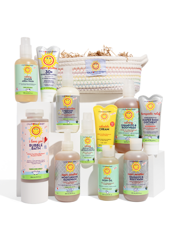 California Baby Deluxe Newborn Gift Basket