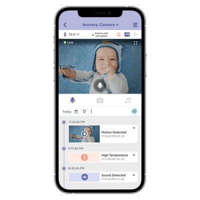 Hubble Nursery Pal Link Premium – 5” Smart Baby Monitor with Two-Way Talk & Night Vision