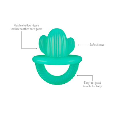 Bitzy Biter™ Teething Ball – Pink Lemonade Silicone Baby Teether