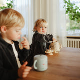 Mushie Silicone Snack Cup – Spill-Proof Toddler Snack Container