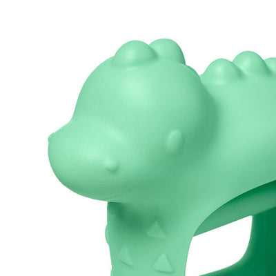 OUTLET – Bitzy Grip Mitt Developmental Teether – Dino