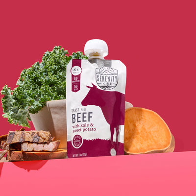 Grass Fed Beef with Kale & Sweet Potato