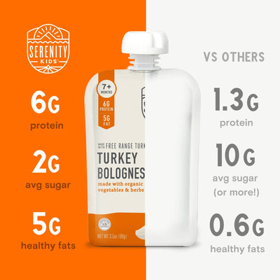 Bolognese Turkey Baby Food Pouch with Bone Broth