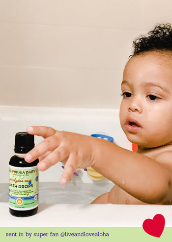 California Baby Eucalyptus Essential Oil – Pure Aromatherapy Oil for Bath, Diffuser & Relaxation