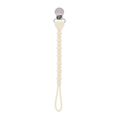 Sweetie Strap™ Silicone Pacifier Clip – Rosewood Beaded Design