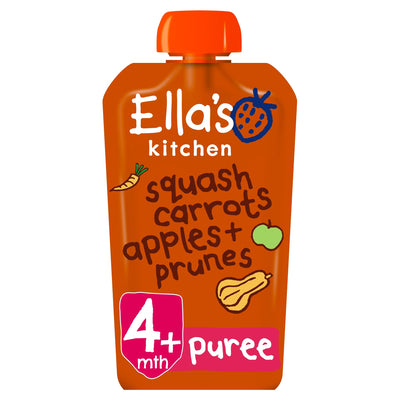 Ella's Kitchen Organic Butternut Squash, Carrots, Apples & Prunes Baby Food Pouch 120g