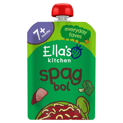 Ella's Kitchen Organic Spaghetti Bolognese Baby Food Pouch 130g (7+ Months)