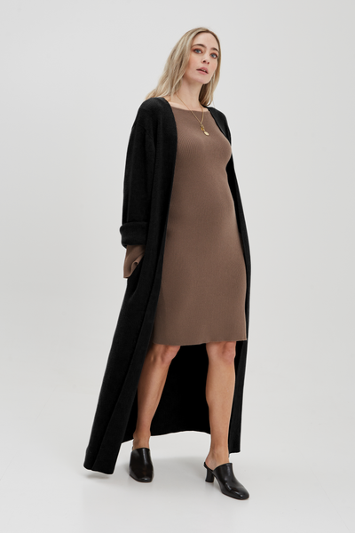 NOM Maternity Emaline Full-Length Cardigan