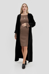 NOM Maternity Emaline Full-Length Cardigan