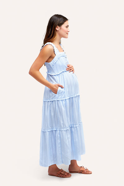NOM Maternity Emma During + After Maxi Tank Dress