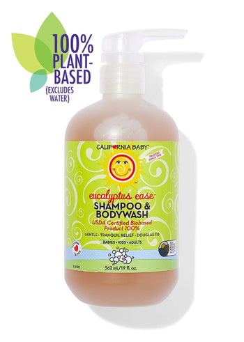 California Baby Eucalyptus & Douglas Fir Shampoo & Bodywash – Refreshing Plant-Based Cleanse