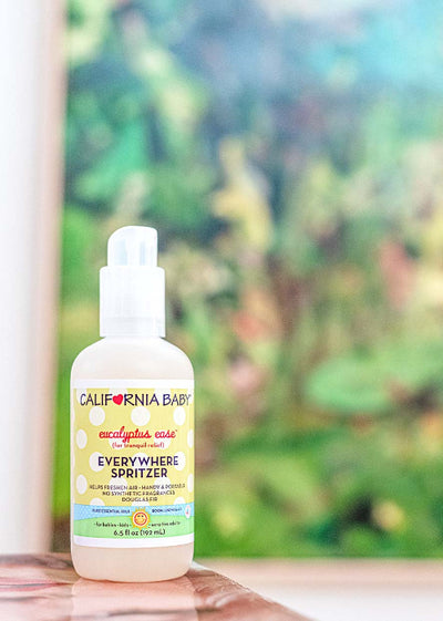 California Baby Eucalyptus Ease Aromatherapy Room & Linen Spritzer – Natural Essential Oil Spray