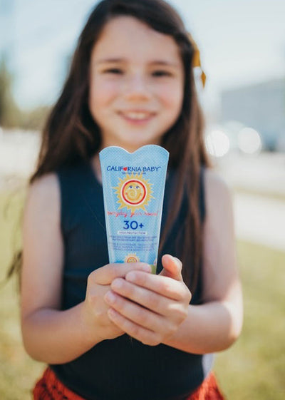 California Baby Lemongrass Gardenia Sunscreen SPF 30+ – Mineral Sunscreen for Sensitive Skin