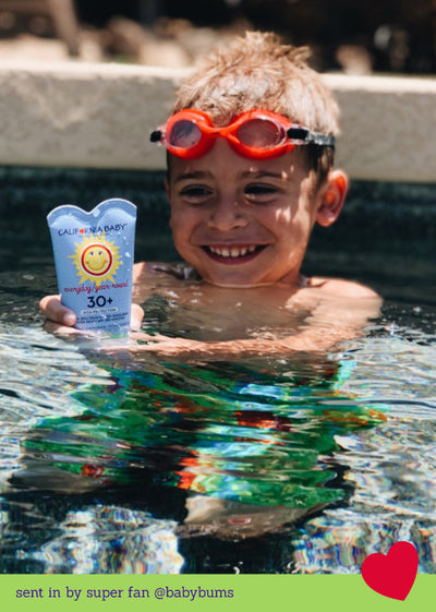 California Baby Lemongrass Gardenia Sunscreen SPF 30+ – Mineral Sunscreen for Sensitive Skin
