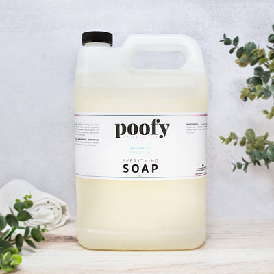 Poofy Organics Everything Soap Gallon – Family Multi-Use Wash