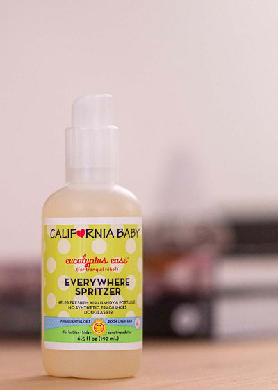 California Baby Eucalyptus Ease Aromatherapy Room & Linen Spritzer – Natural Essential Oil Spray