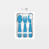 Happy Utensils – Spoon, Fork, and Safe Knife Set for Toddlers and Preschoolers