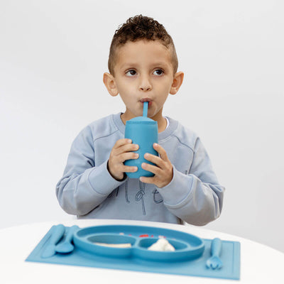 Happy Cup + Straw System – Open Cup and Straw Drinking Set for Toddlers and Preschoolers