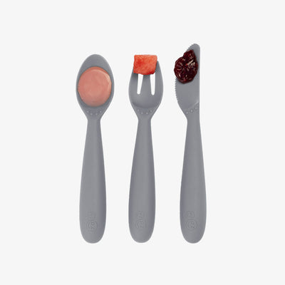 Happy Utensils – Spoon, Fork, and Safe Knife Set for Toddlers and Preschoolers