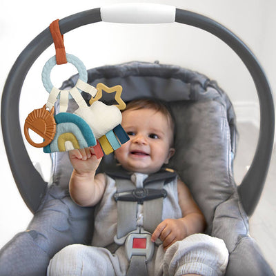 Bitzy Busy Ring™ Teething Activity Toy – Rainbow